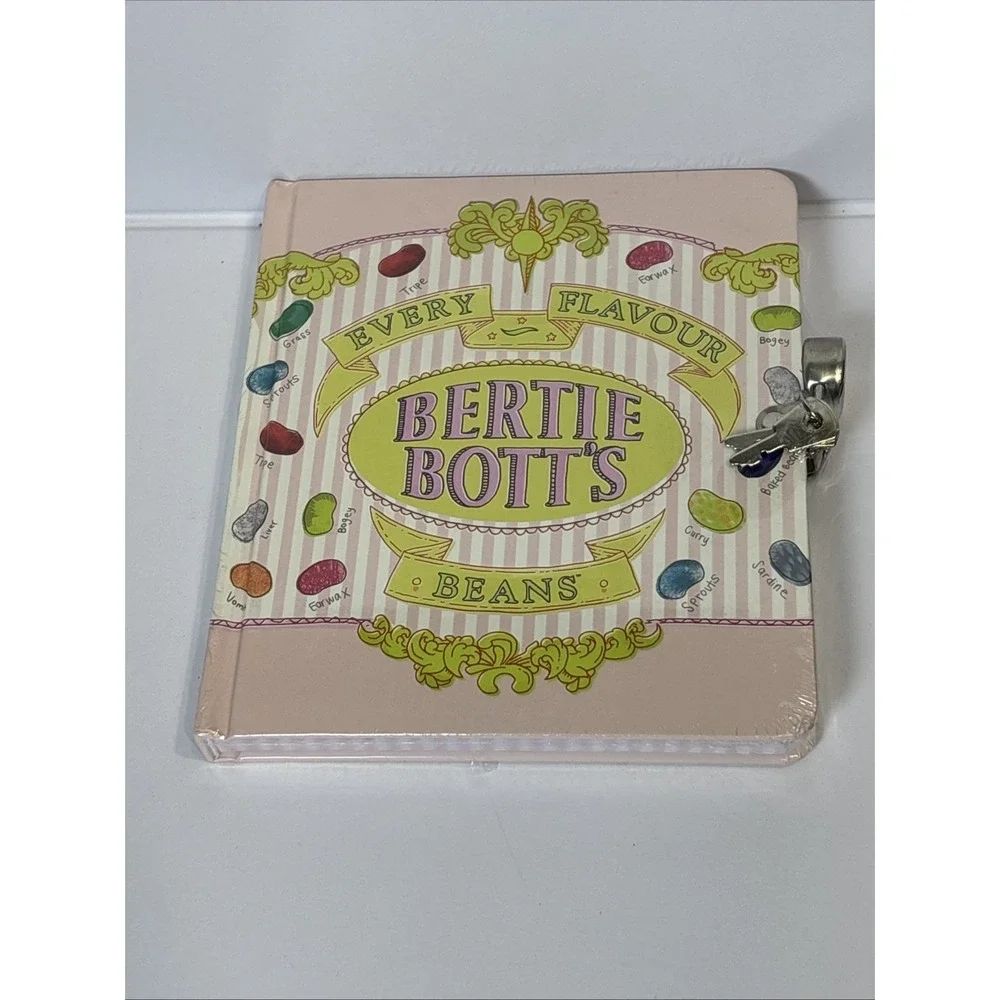 Harry Potter BERTIE BOTT'S Lock & Key Journal 2 Keys NEW SEALED!